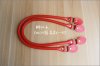 Leather Purse Straps Handles Red 22.8 inch